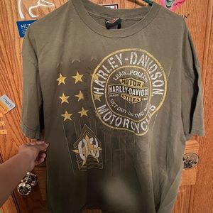 2000s harley davidson shirt